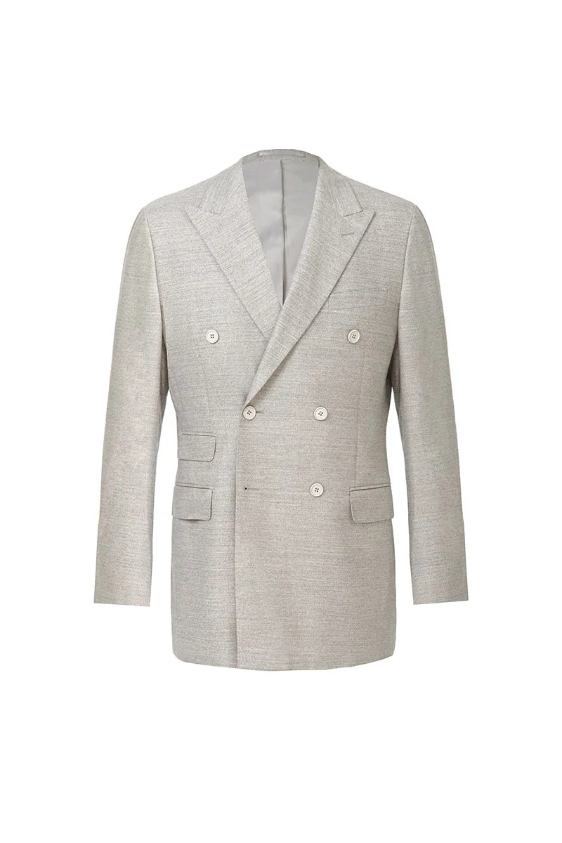 Windowpane Wool Sport Coat - 26AWMJK014(DPP0170)