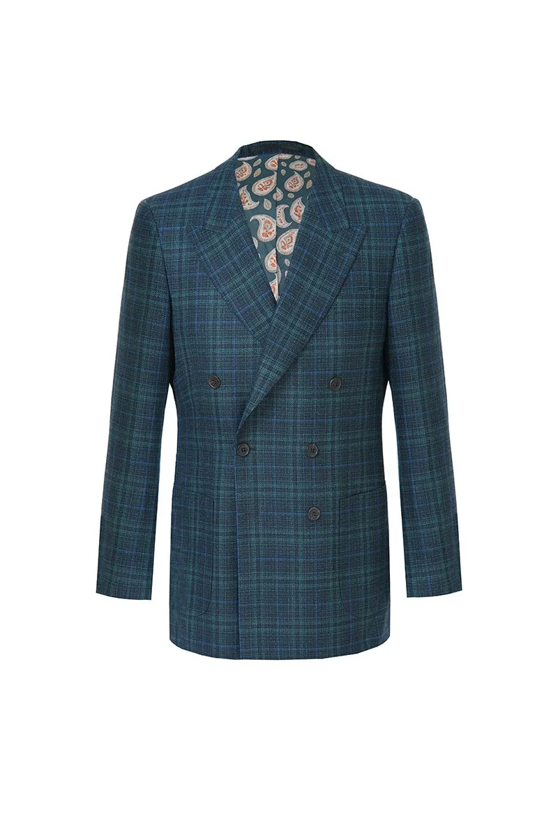 Contemporary Hopsack Blazer - 26AWMJK021(DEB5145)