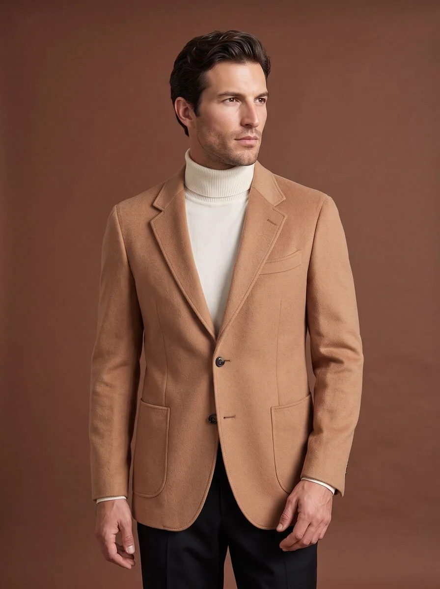 Casual Wool Sport Jacket detail angle