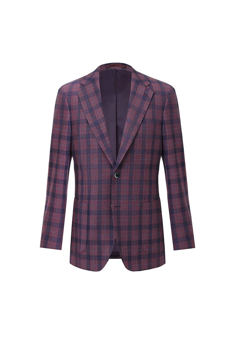 Single-Breasted Wool Sport Coat - 26AWMJK211(DBV9302)