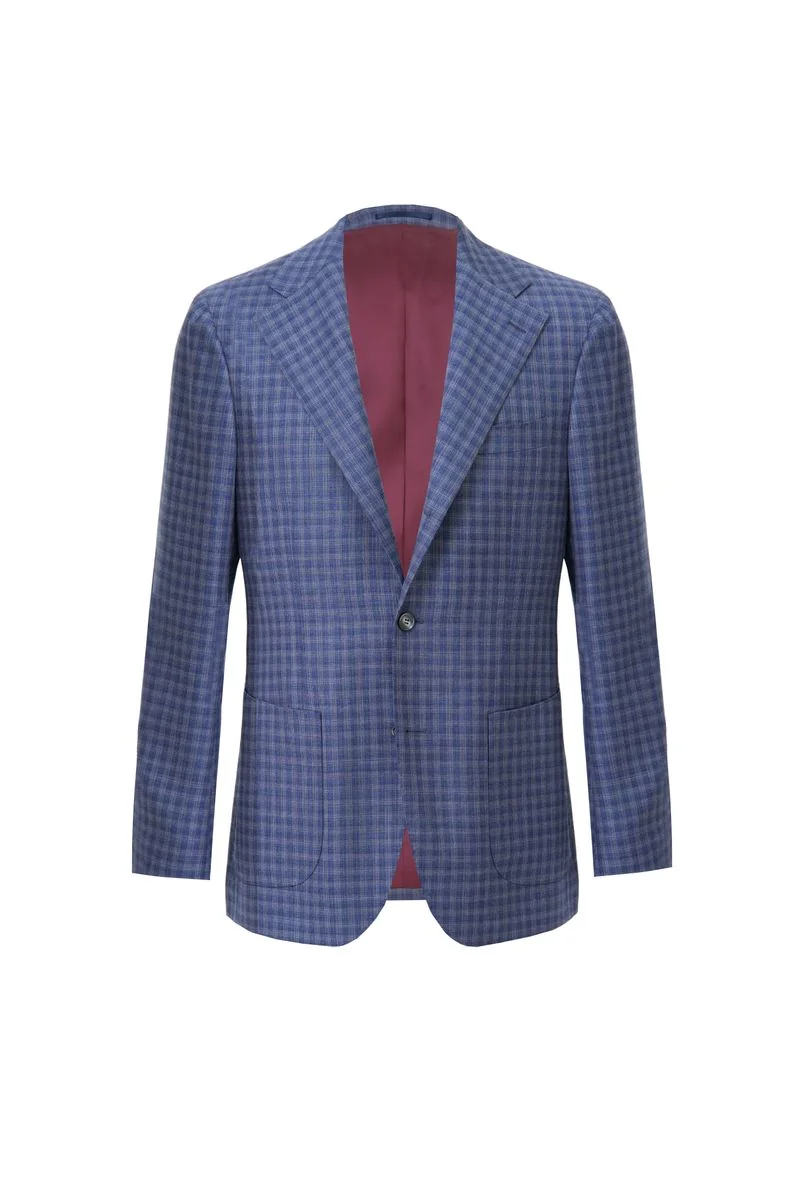 Double-Breasted Navy Blazer - 26AWMJK214(DAY8228)