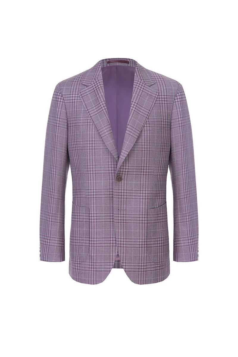 Classic Navy Hopsack Blazer - 26AWMJK215(DAY8237)