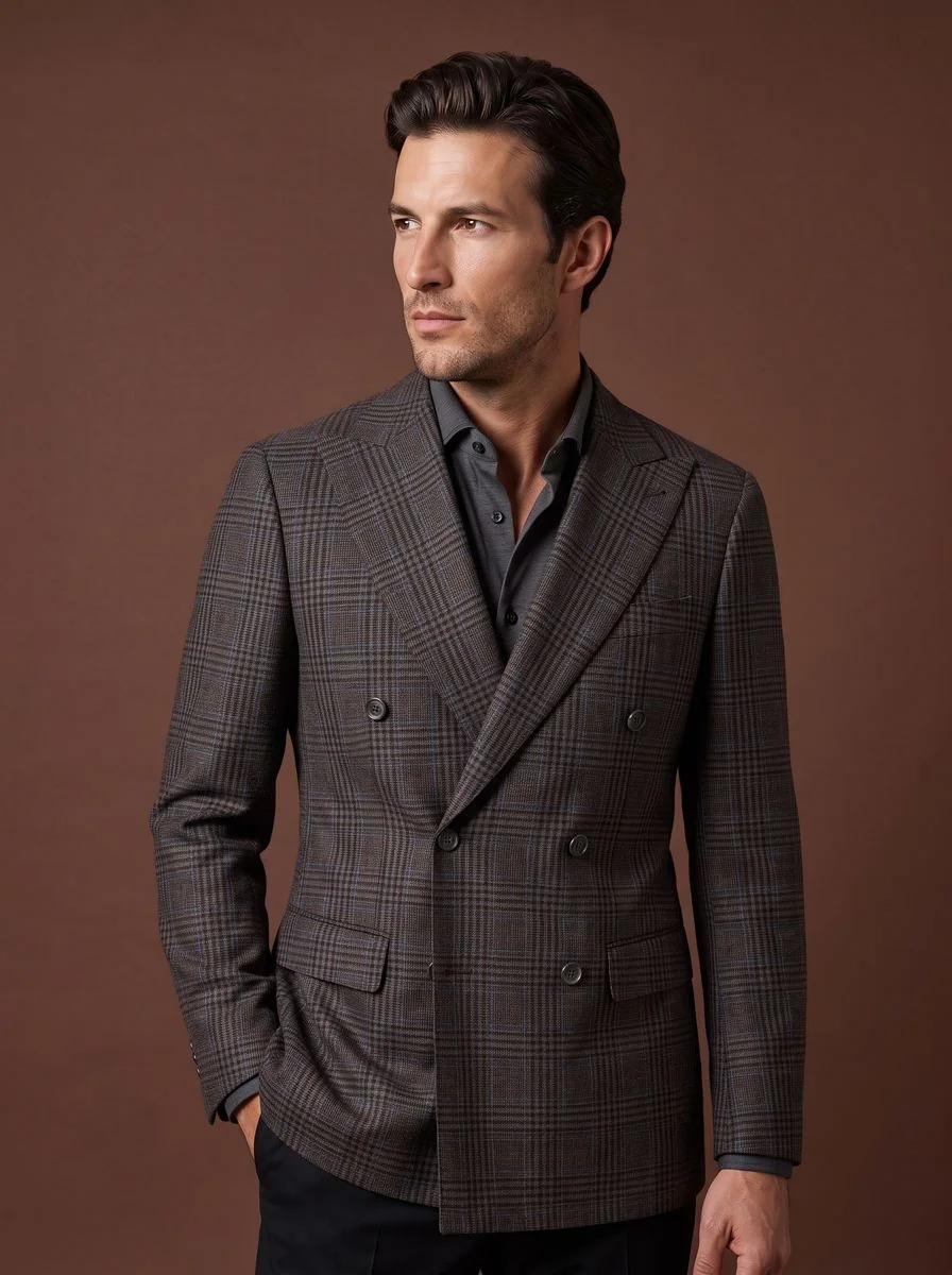 Modern Fit Wool Blazer detail angle