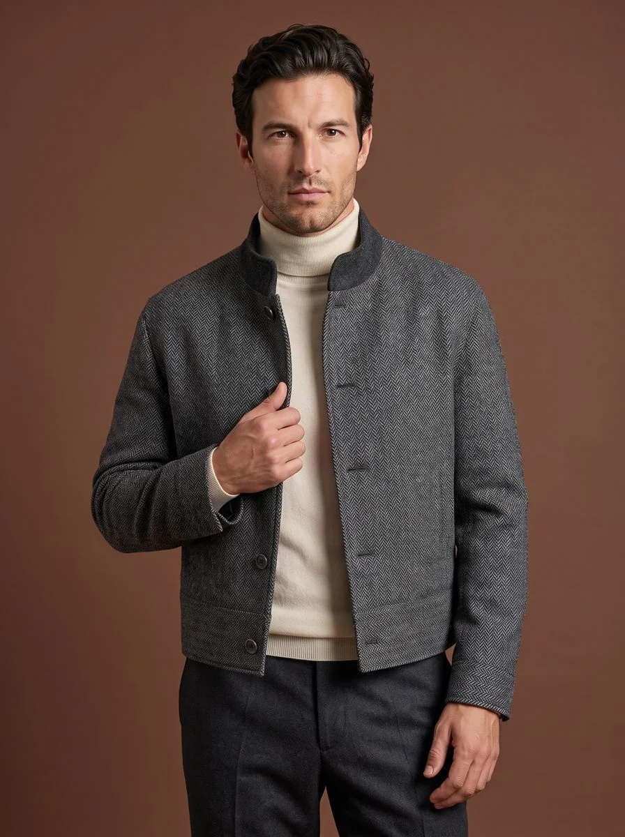 Modern Fit Wool Blazer II detail angle