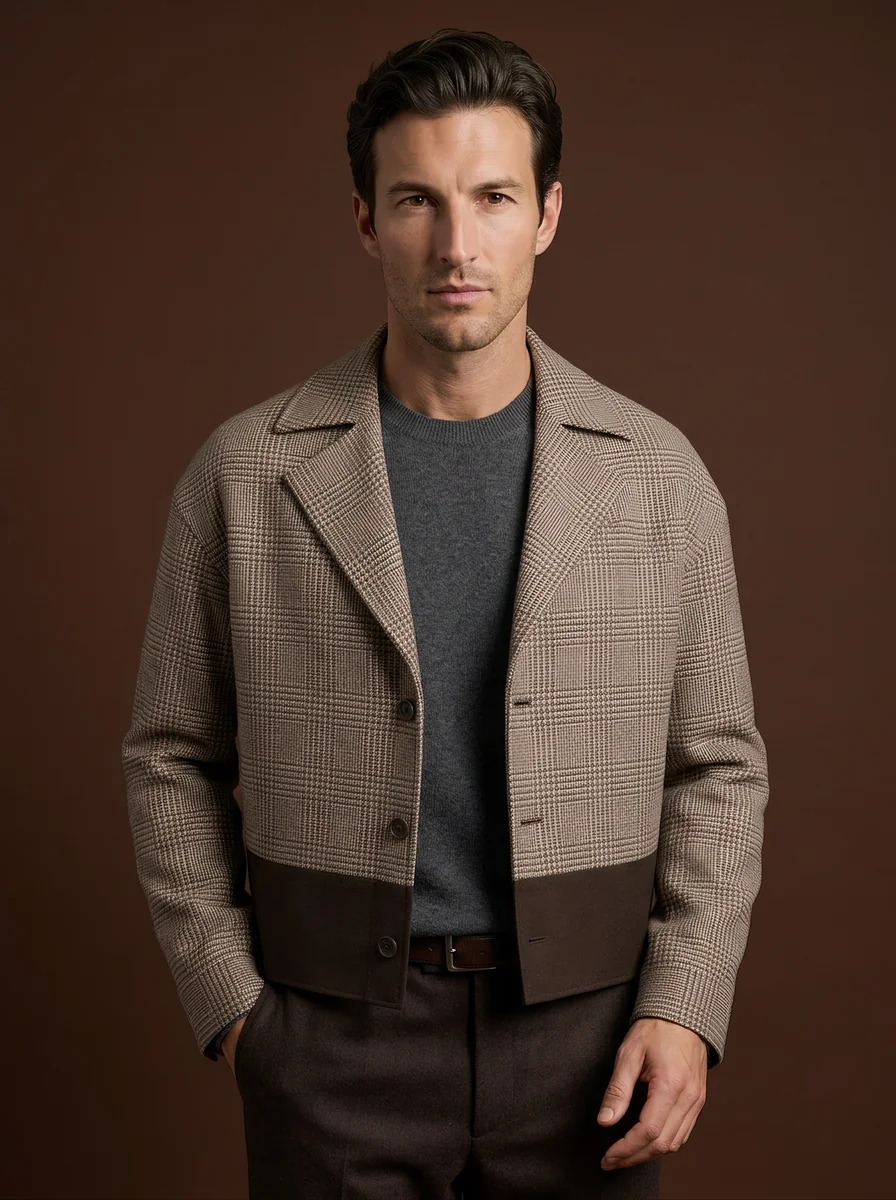 Single-Breasted Wool Sport Coat II detail angle