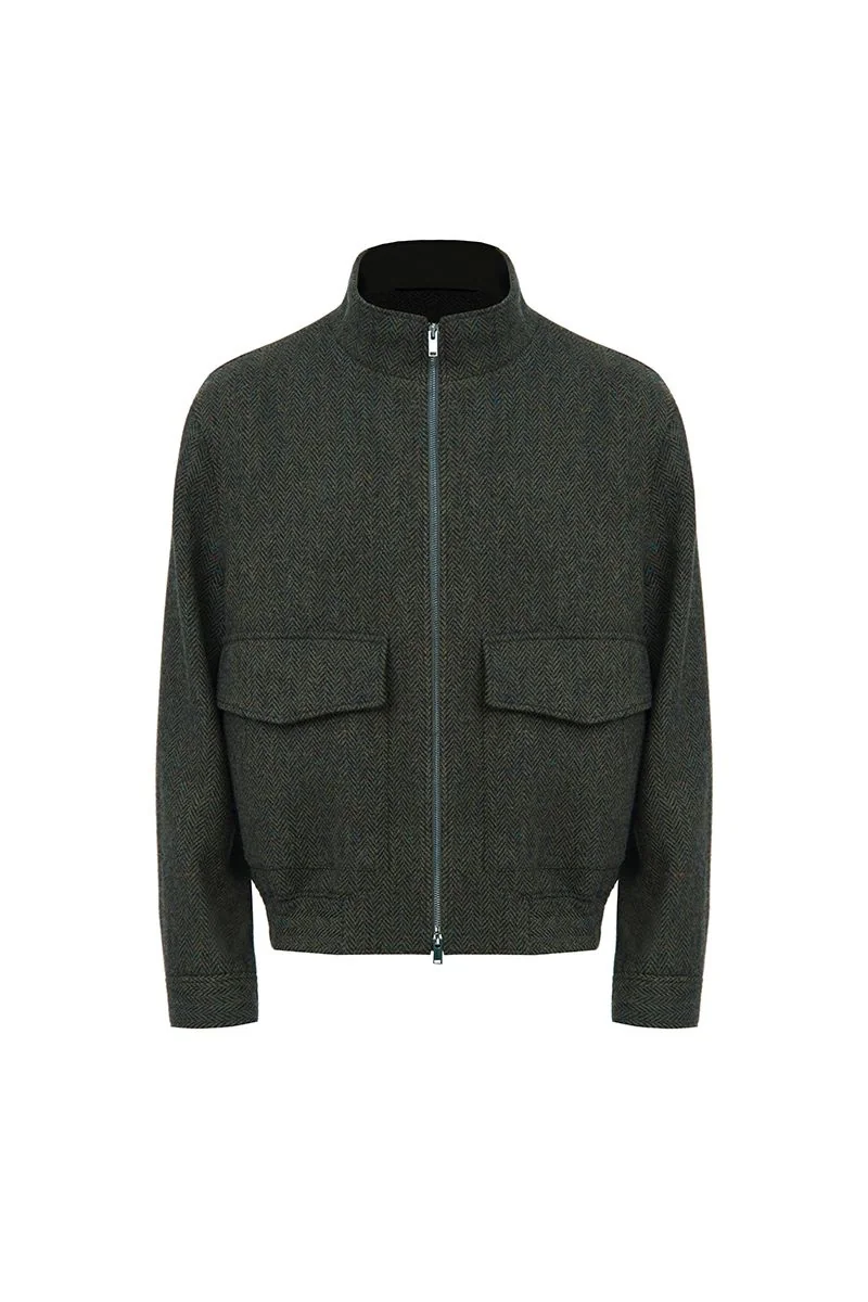 Windowpane Wool Sport Coat II - 26AWMSJ202(DBV5953)