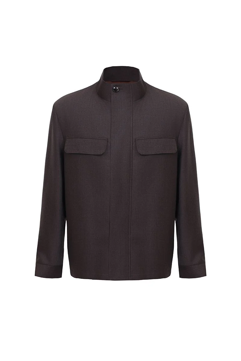 Textured Wool Sport Coat II - 26AWMSJ213(DBV399A)