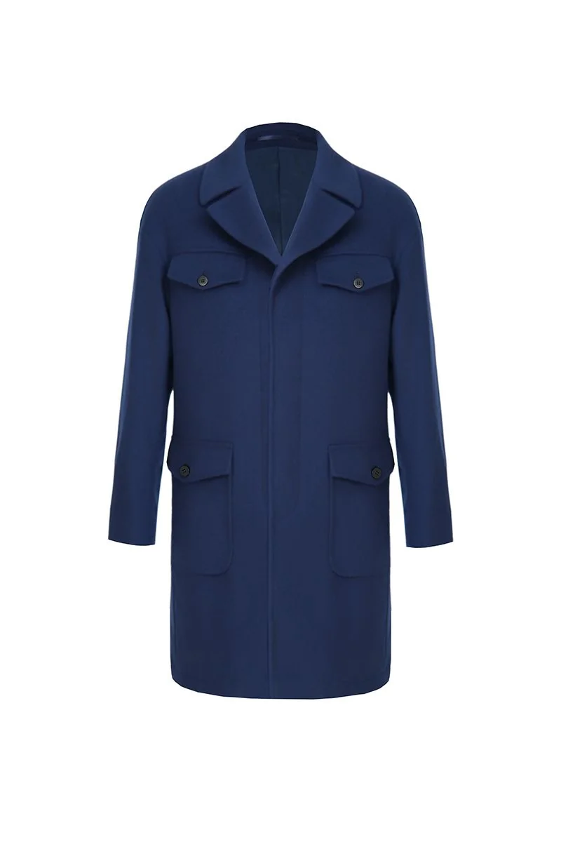 Classic Gray Wool Topcoat - 26AWMCO003(DHH0008)