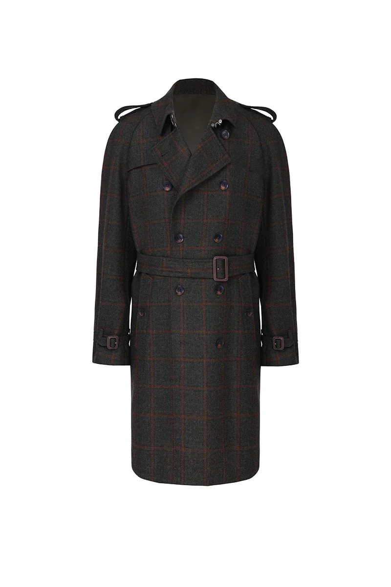 Dark Navy Wool Overcoat - 26AWMCO004(DEB546A)
