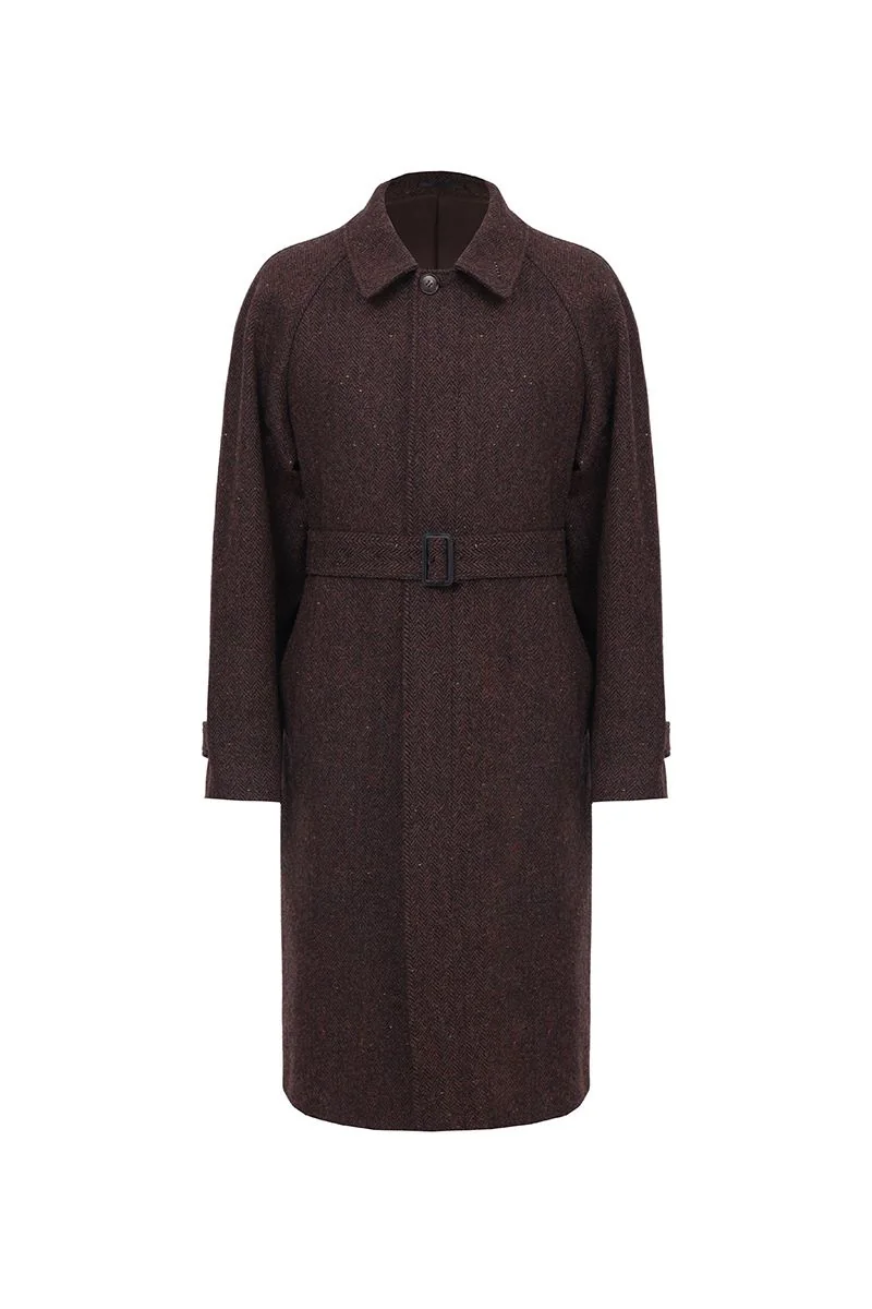 Belted Wool Topcoat - 26AWMCO200(DBV5954)