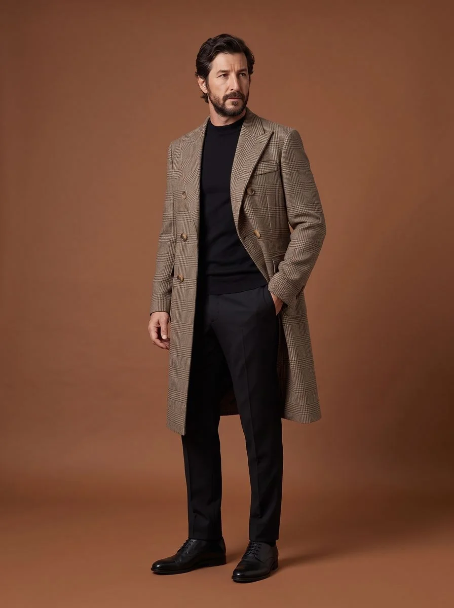 Raglan Sleeve Wool Coat detail angle