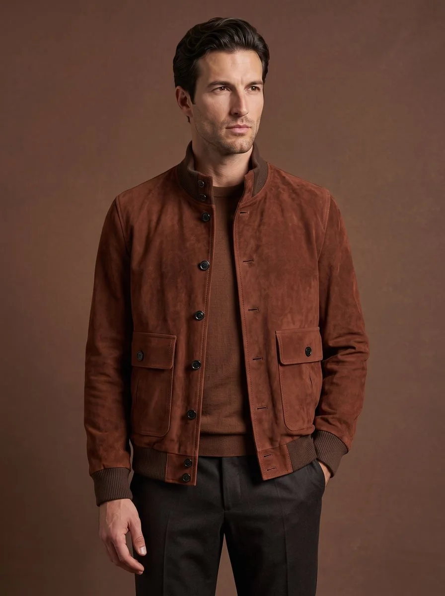 Fly-Front Wool Topcoat detail angle