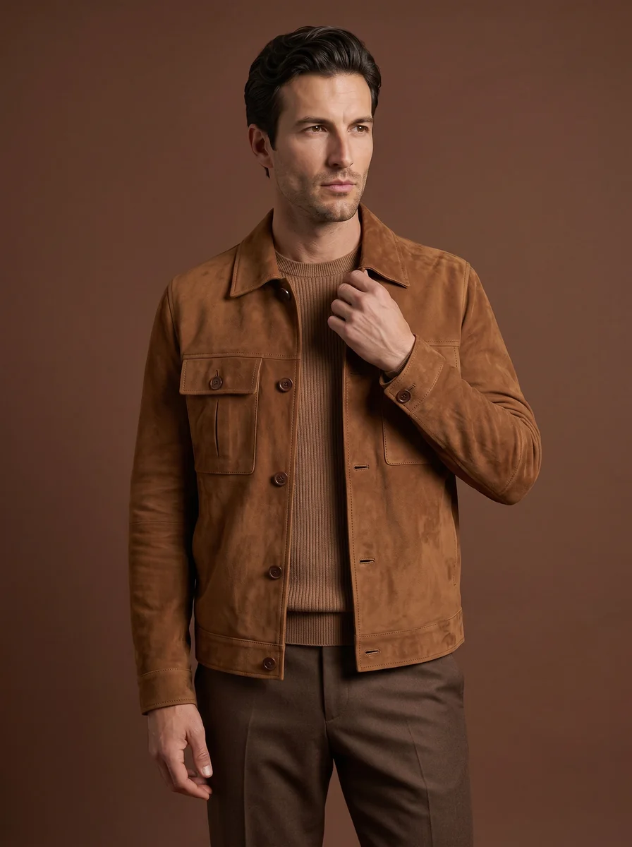 Classic Trench Overcoat detail angle