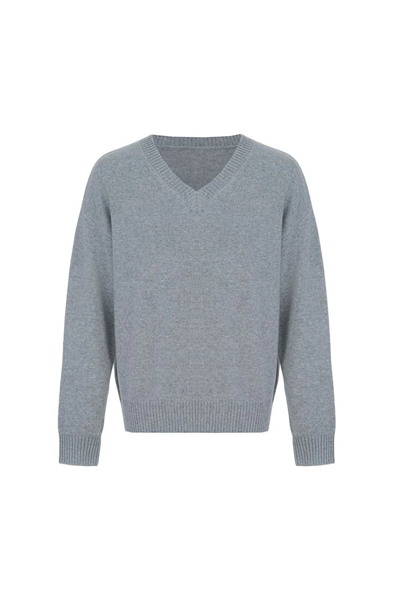 Ribbed Collar Wool Sweater - 26AWMST005(ZTA0002)