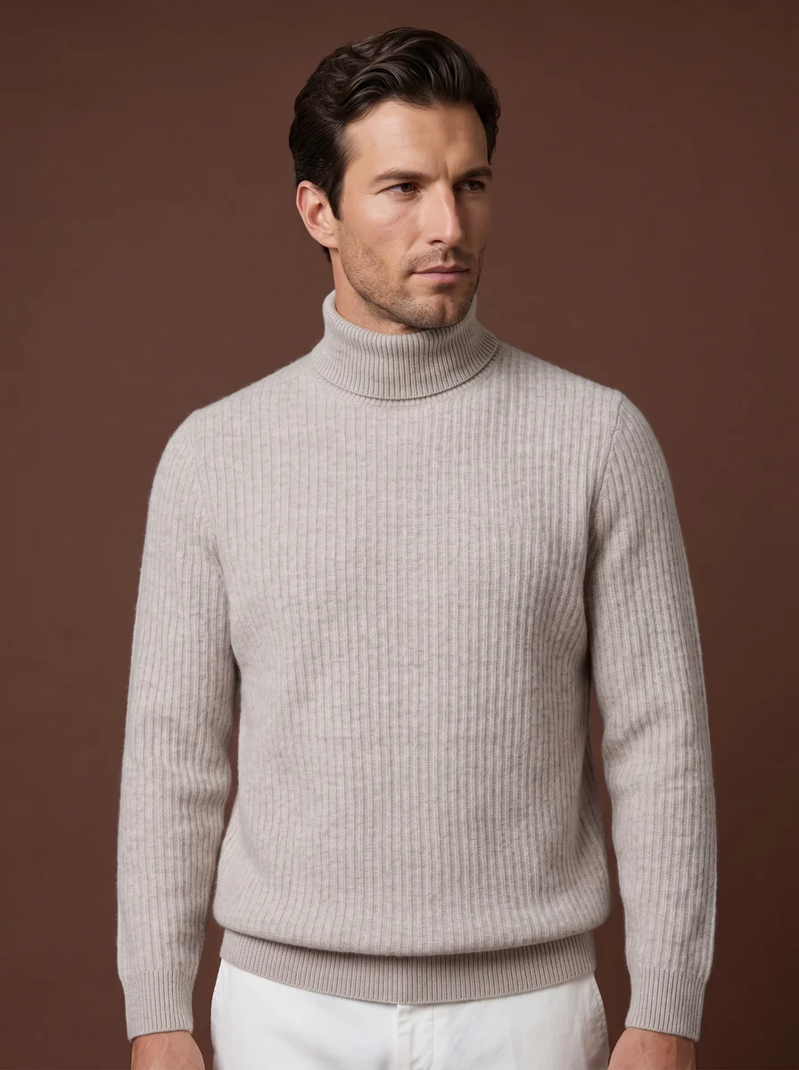 Zip-Cardigan Knit Sweater detail angle