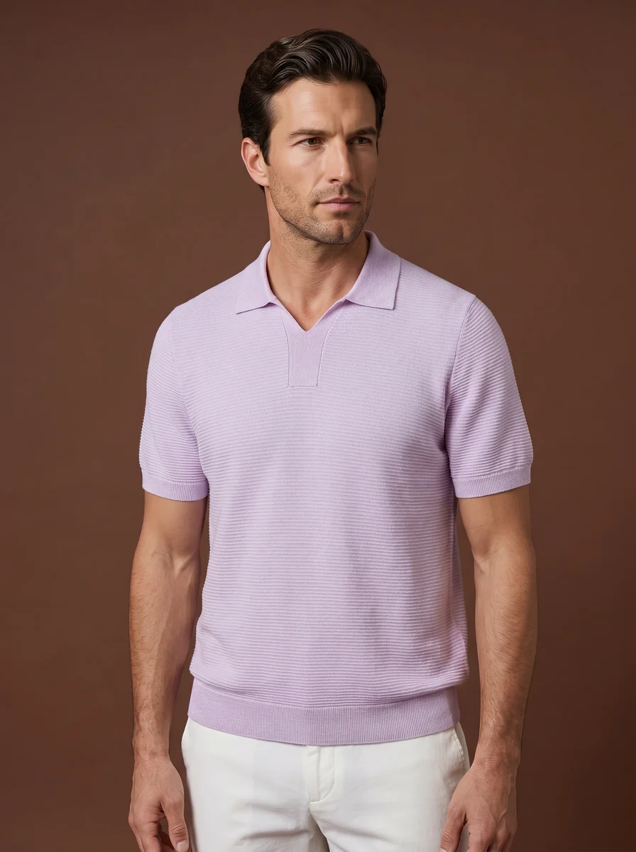 Half-Zip Merino Wool Sweater detail angle