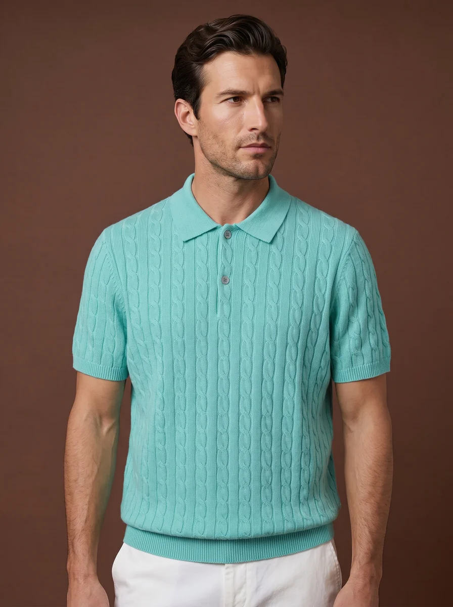 Ribbed Knit Crewneck Pullover detail angle