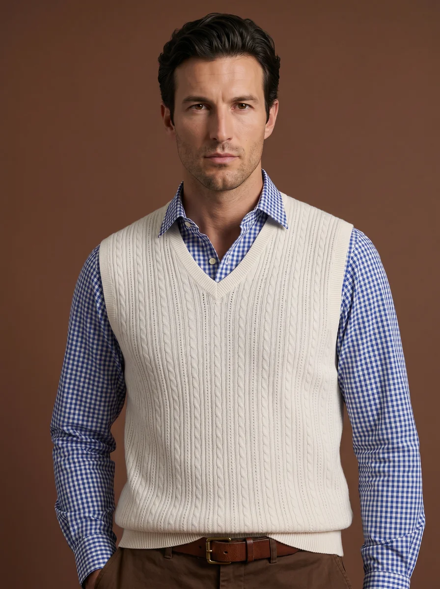 Warm Wool Crewneck Sweater detail angle