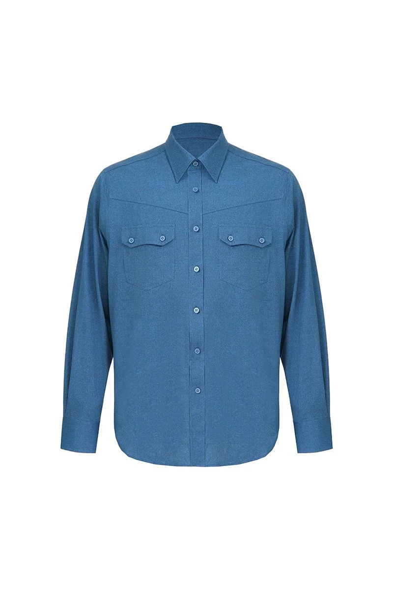 Casual Washed Cotton Shirt - 26AWMSH004(SAZ1632)