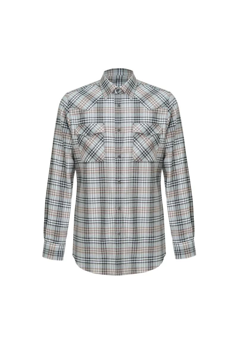 French Cuff White Dress Shirt - 26AWMSH201 ample(SAX161A)