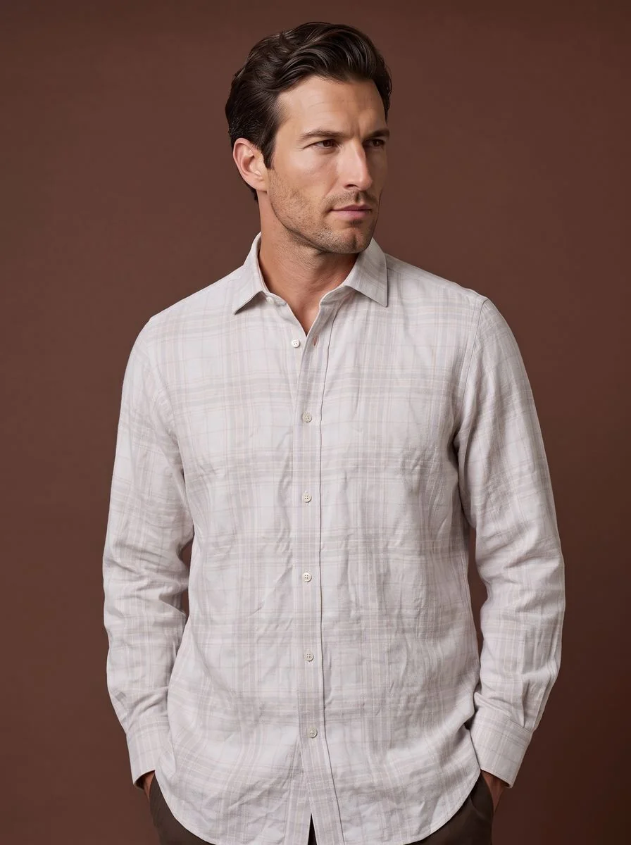 Classic Poplin Formal Shirt detail angle