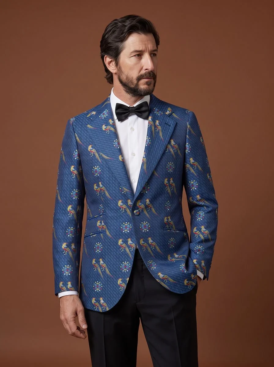 Peak-Lapel Dinner Suit detail angle