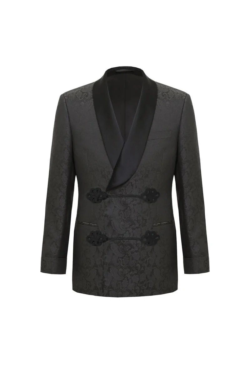 Charcoal Two-Piece Business Suit - 26AWMJK219(DBV9511)
