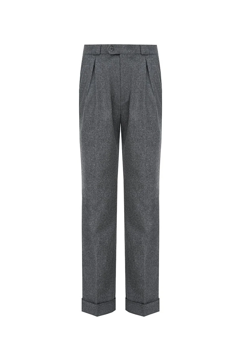 Classic Black Wool Trousers - 26AWMPT006(DBV5319)