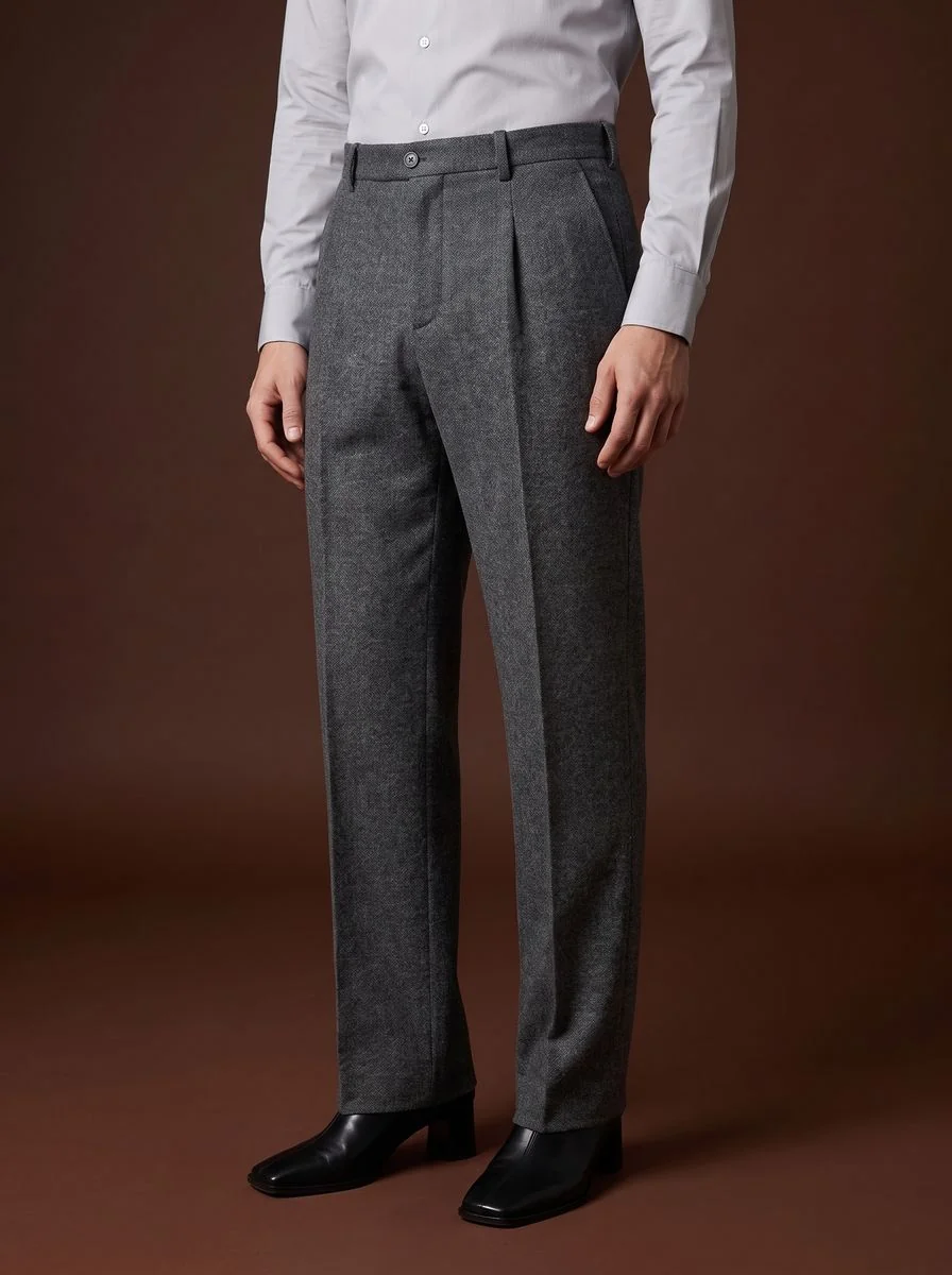Fine Twill Dress Trousers detail angle
