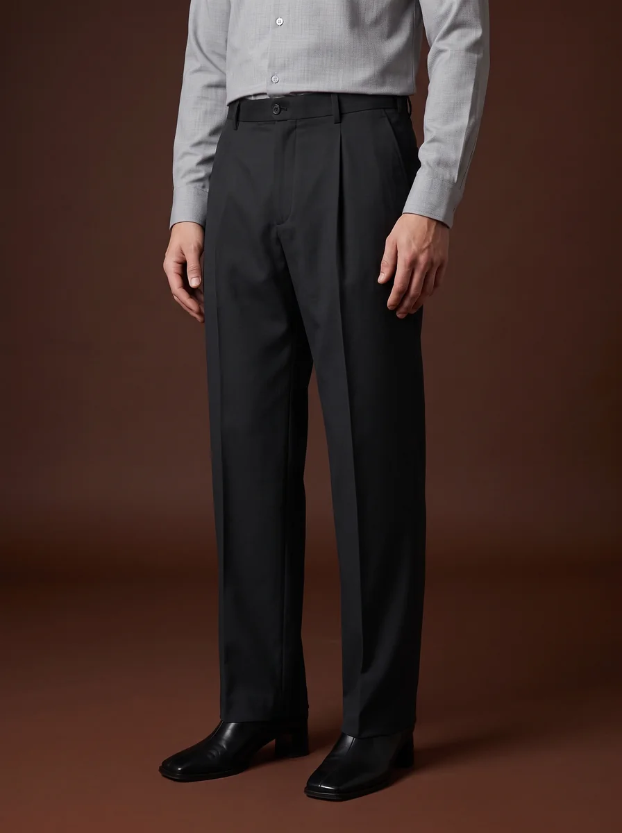Extended-Waistband Trousers detail angle