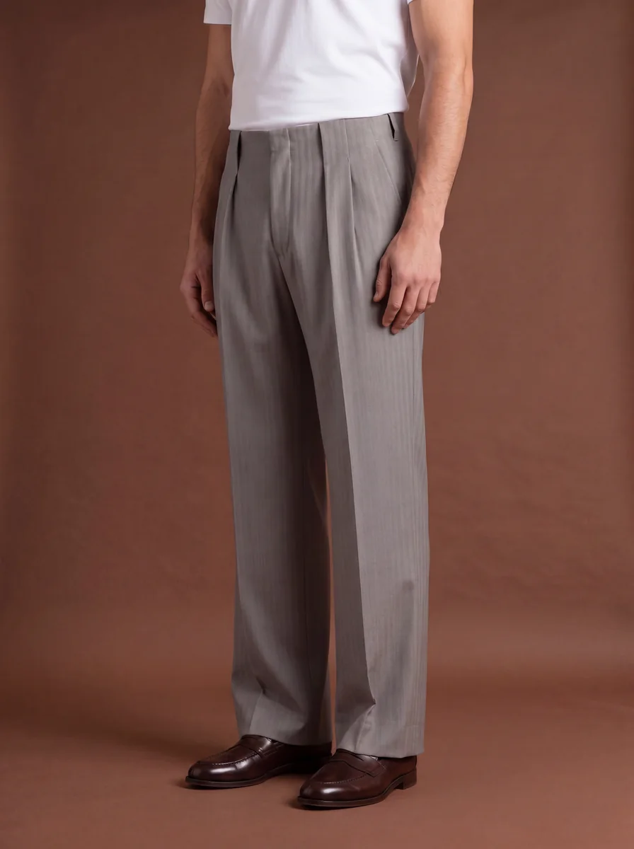 Tailored Side-Adjuster Trousers detail angle