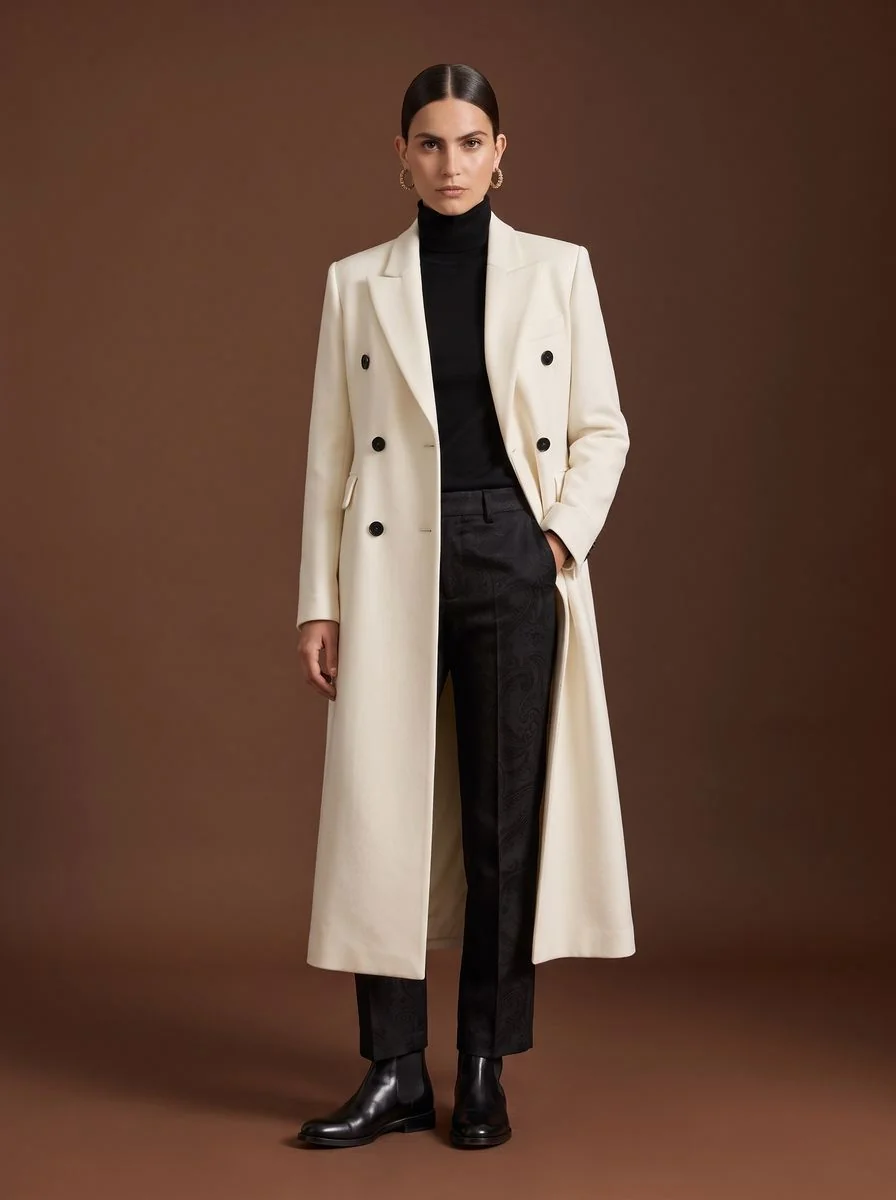 Single-Button Peak Blazer detail angle