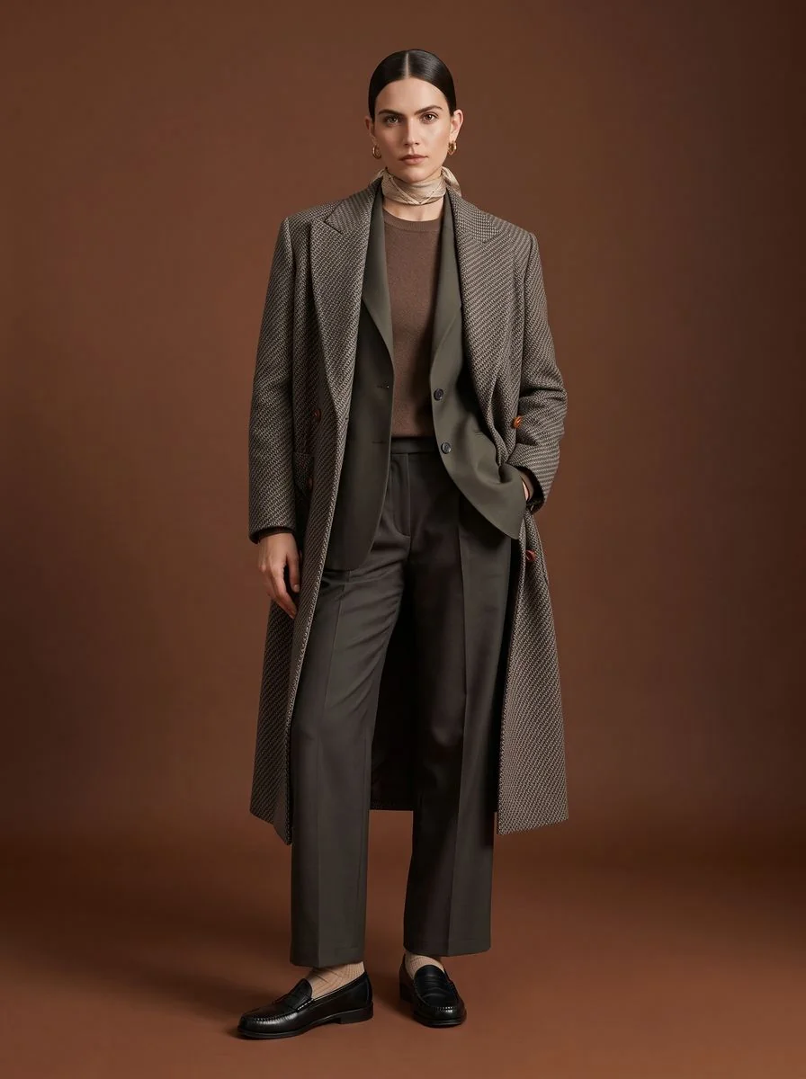 Bespoke Wool Pantsuit II detail angle