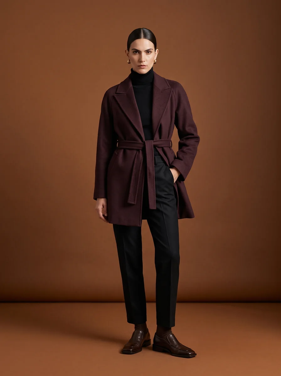 Minimalist Wool Blazer II detail angle
