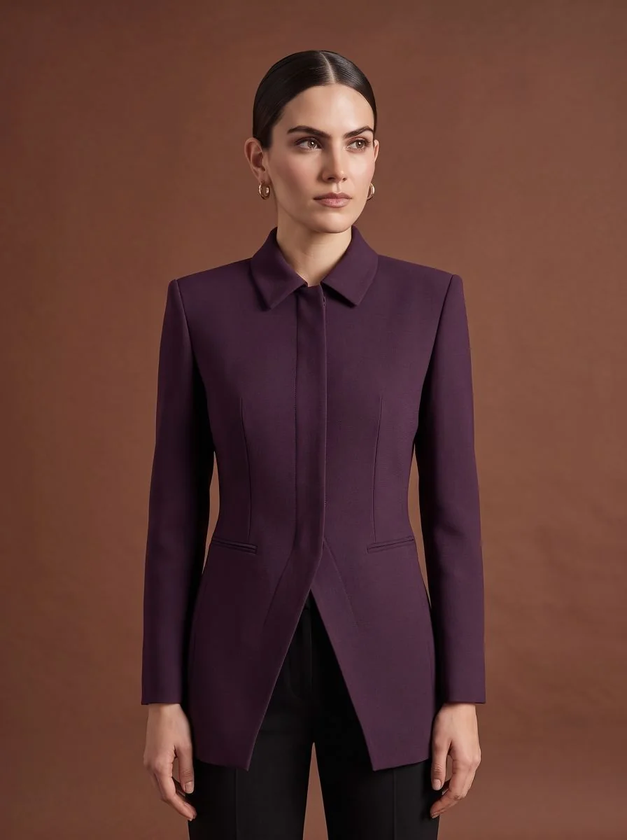 Double-Breasted Formal Blazer detail angle