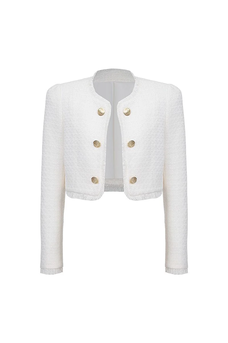Double-Breasted Crepe Jacket - 26AWWJK104(DBV9355)