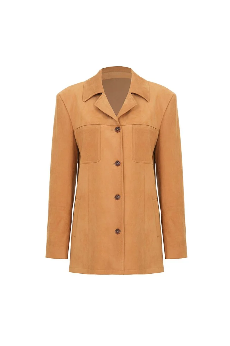 Single-Breasted Flannel Blazer - 26AWWJK137(DEB5102)