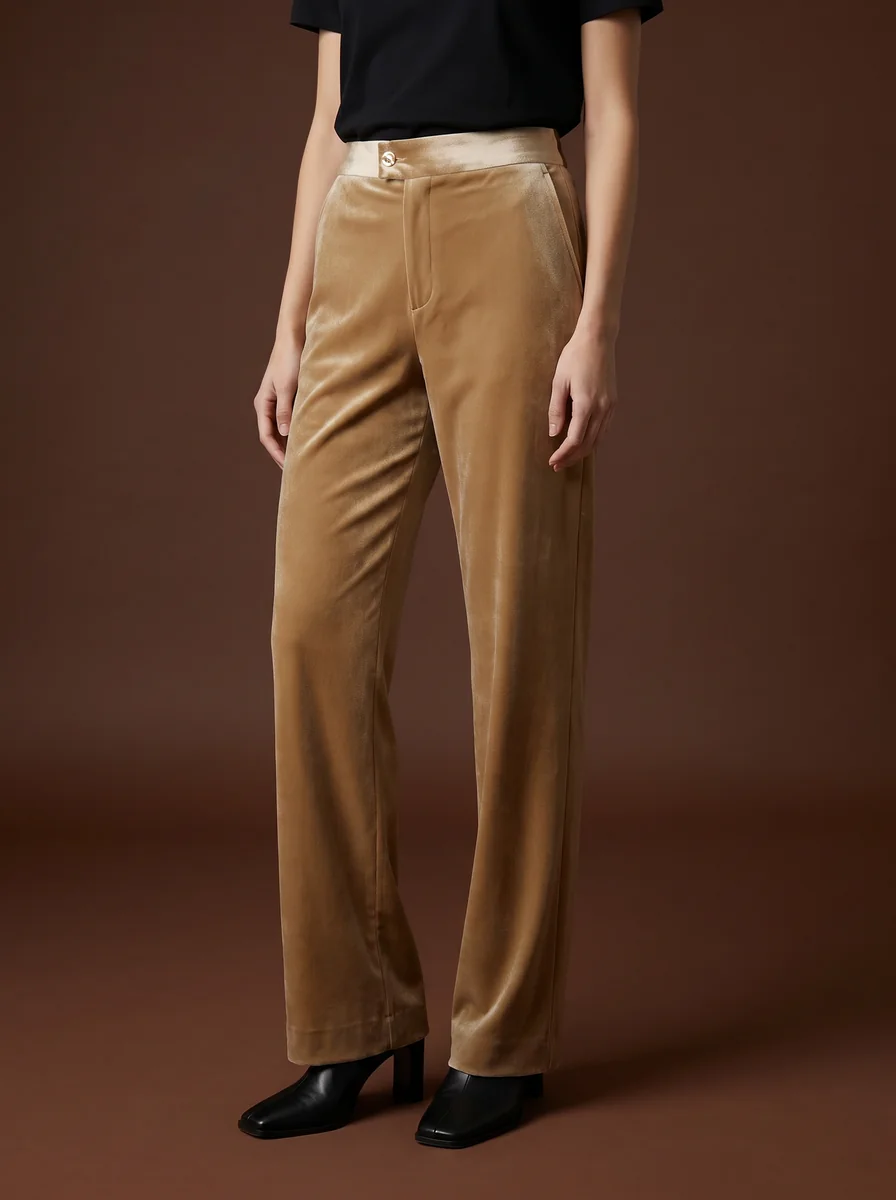Two-Piece Wool Pantsuit II detail angle