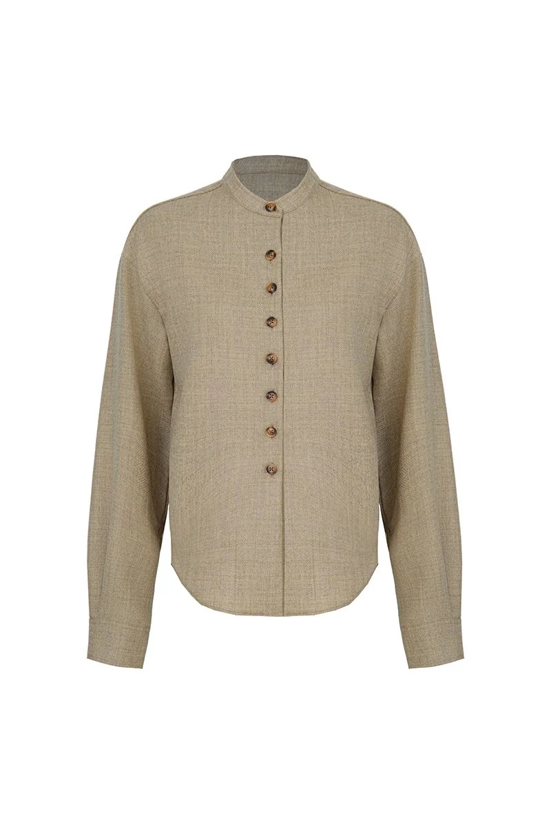 High-Button Tailored Jacket II - 26AWWSH183(SEA944A)