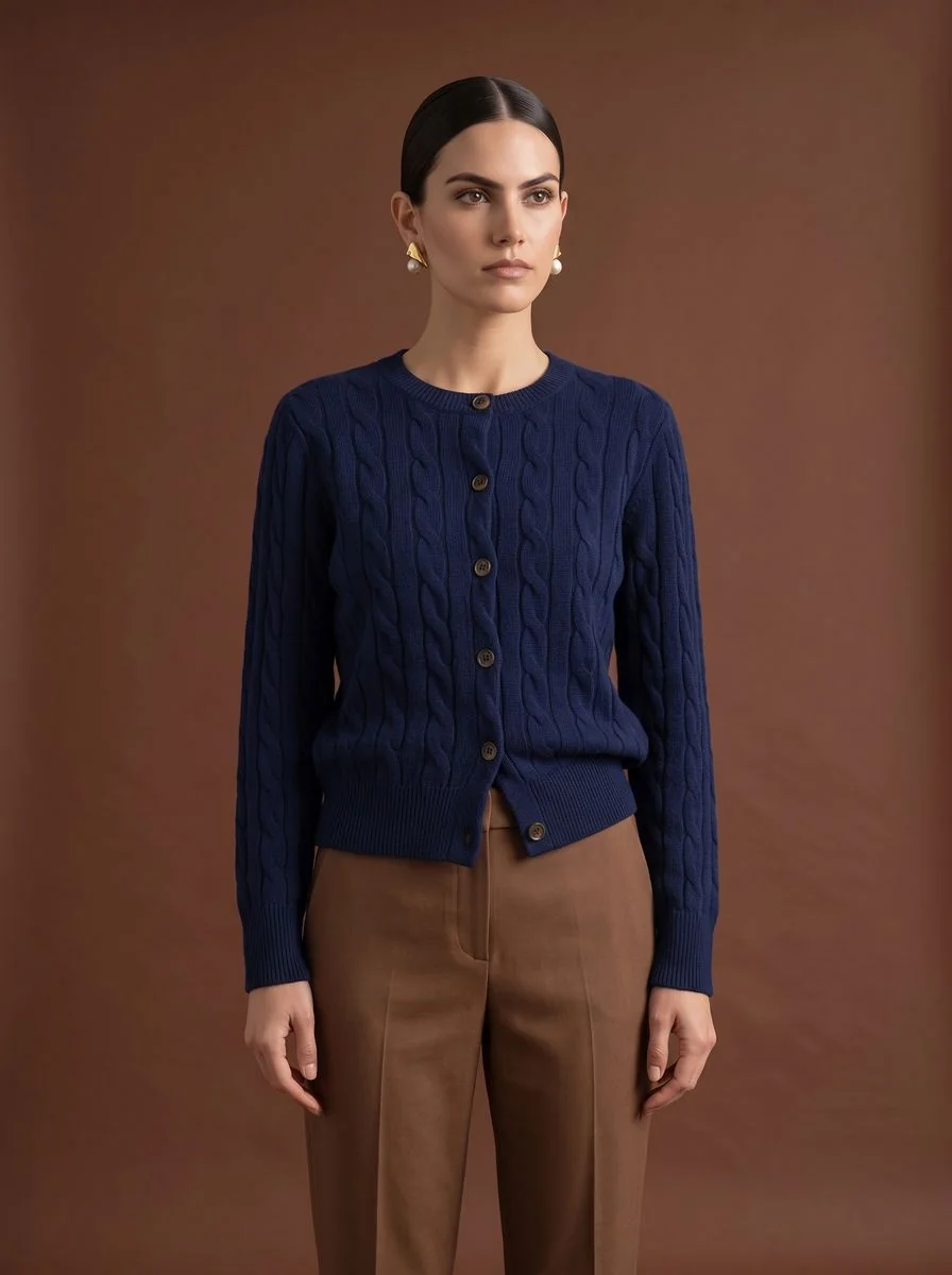 Single-Button Wool Blazer detail angle