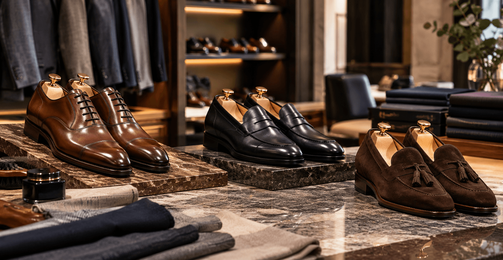 Bespoke Footwear Pairings page banner