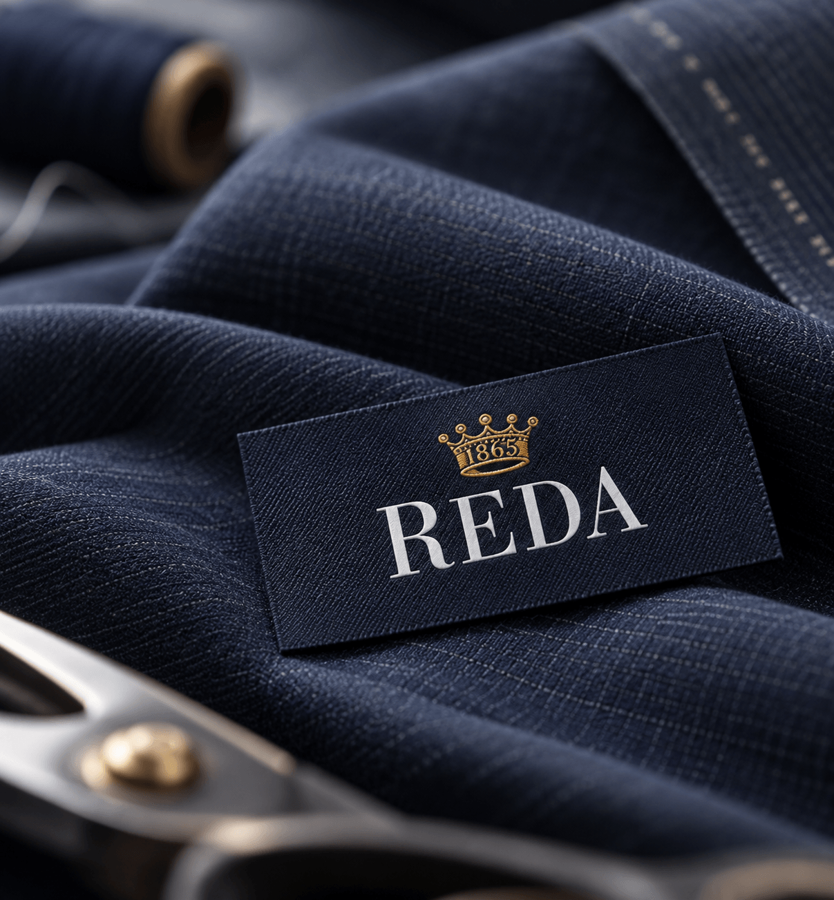 Reda Biella high-twist resilient travel suiting wool cloth