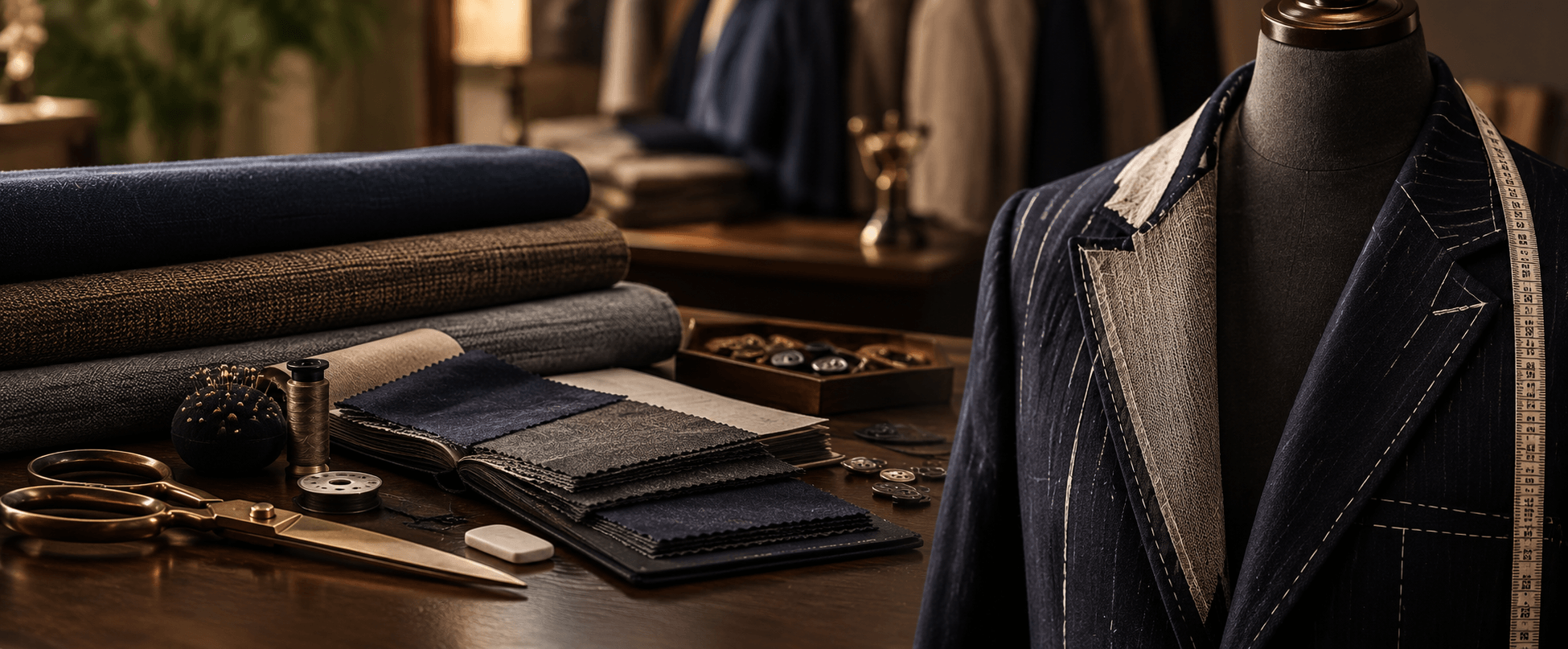 Bespoke tailoring craftsmanship at the SARTO atelier